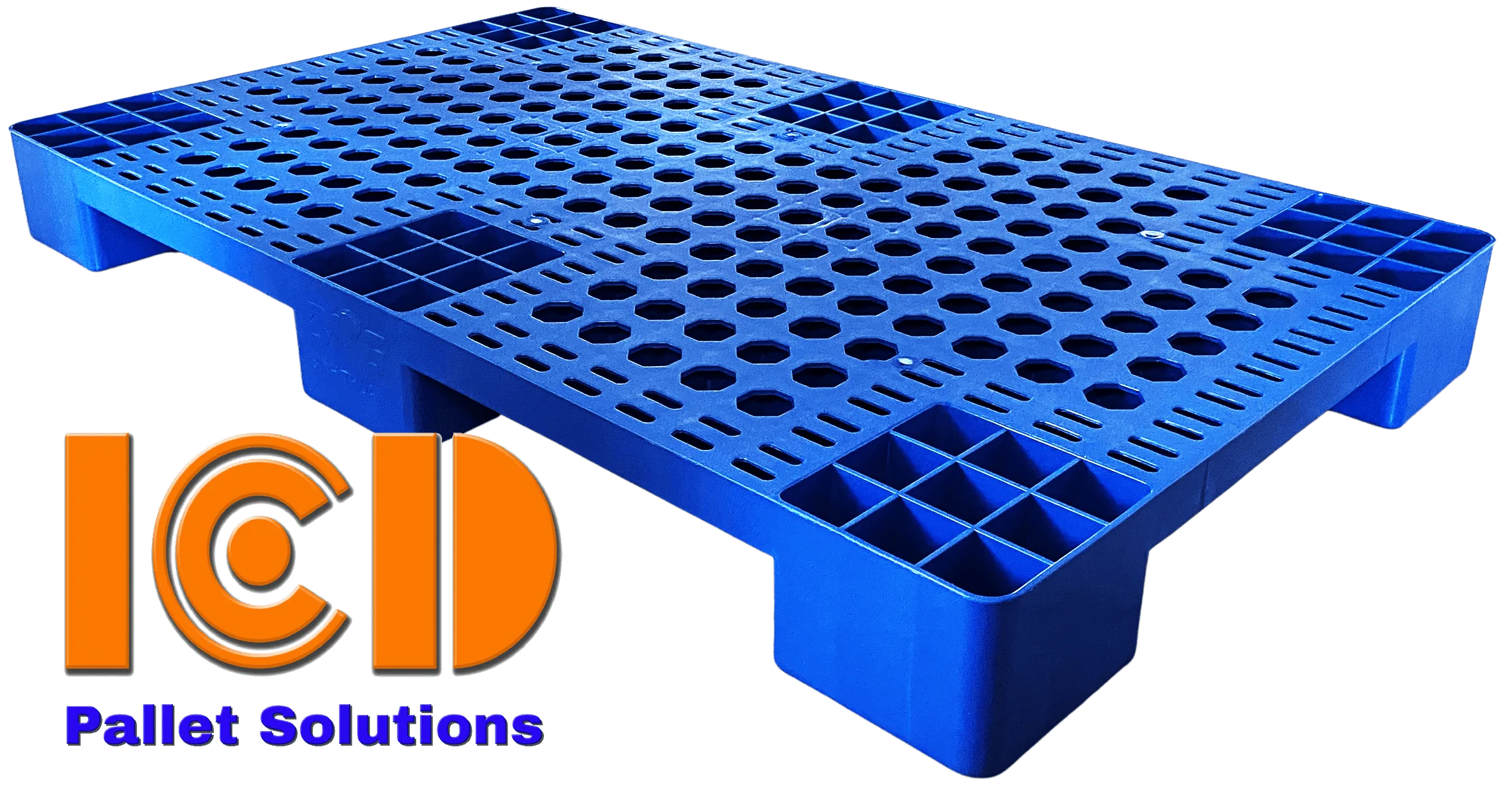 Pallet Nhựa Lót Sàn PL04-LS 1000x600x100 mm màu xanh dương