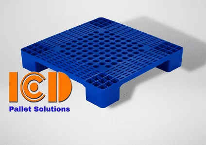 Pallet Nhựa Lót Sàn PL07-LS 600x600x100 mm màu xanh