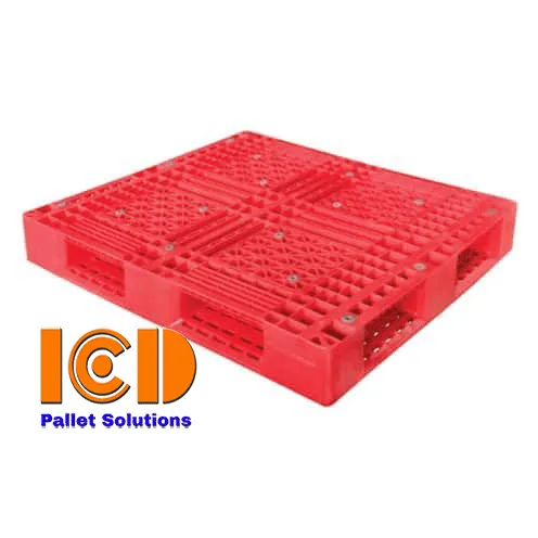 Pallet nhựa PL12-LK 1200x1000x150 mm đỏ