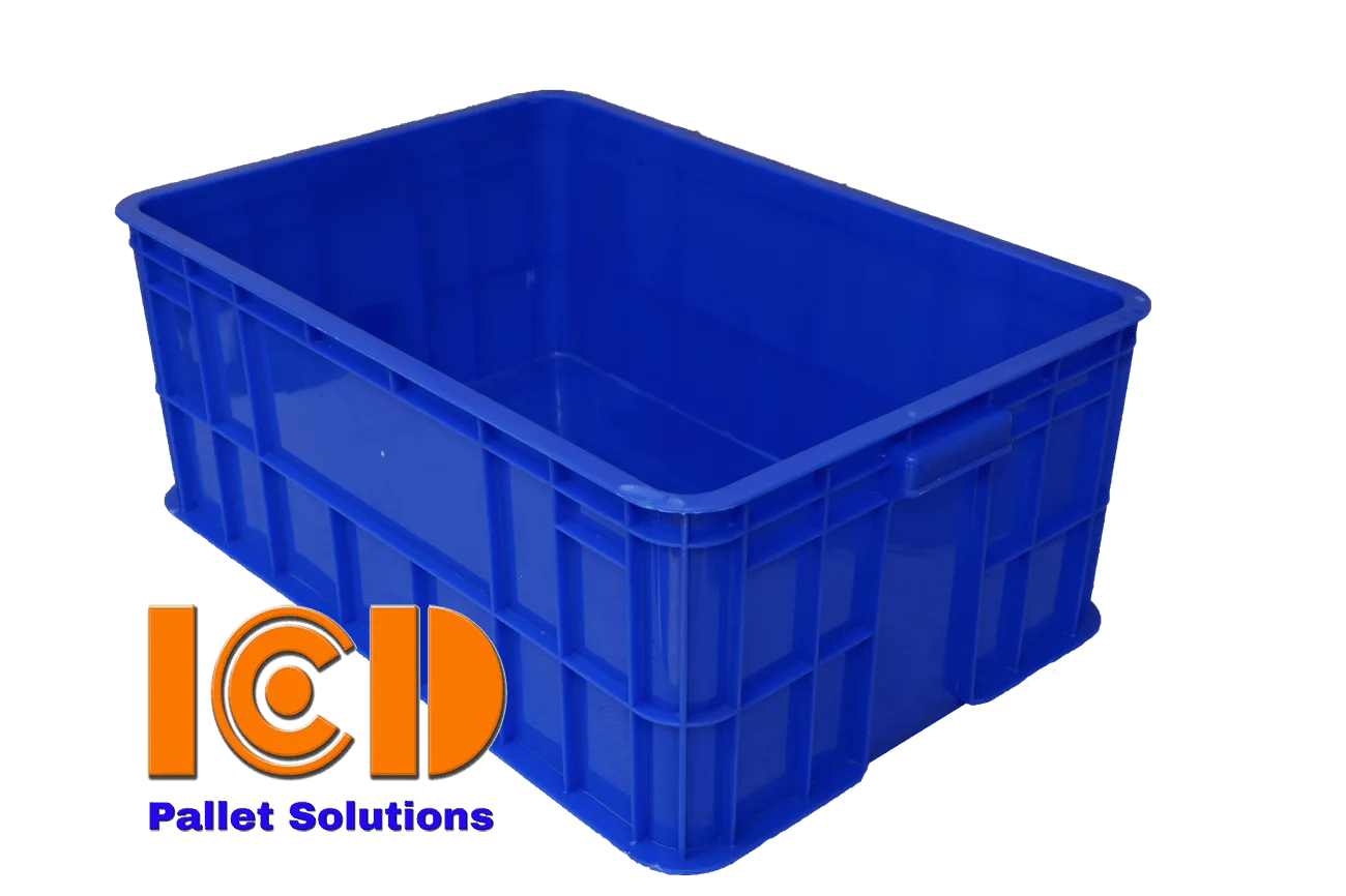 Thùng nhựa sóng bít ICD04-25S KT610x420x250mm