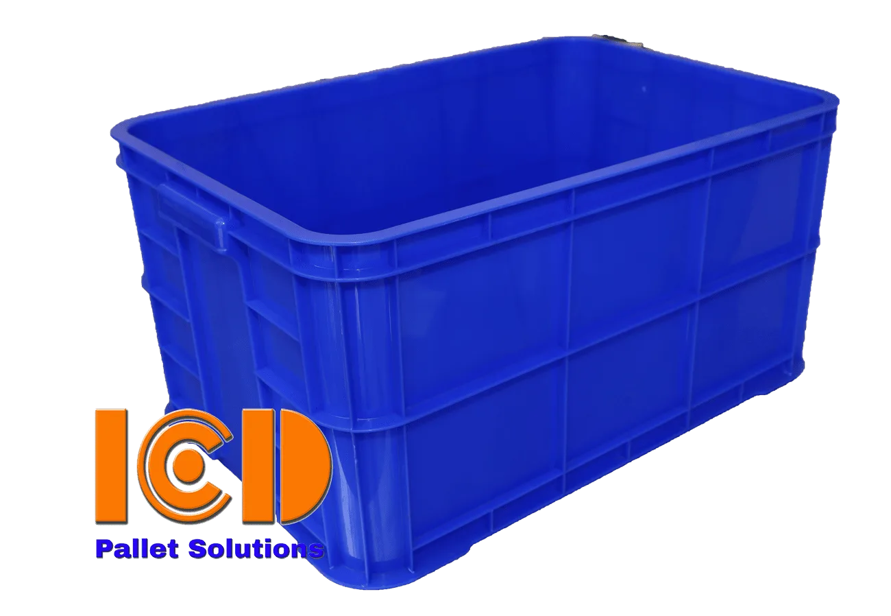 Thùng nhựa HS019 sóng bít 3T1 610x420x310 mm