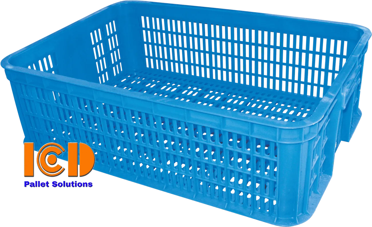 Thùng nhựa 4 sóng hở ICD04-19V KT 610x420x190 mm