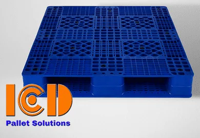 Pallet nhựa kê kho PL05-LK 1200x1000x150 mm xanh dương