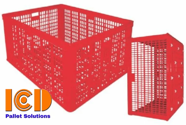 (THANH LÝ) Sọt nhựa chở hàng shipper loại lớn HS015 1186x886x668 mm