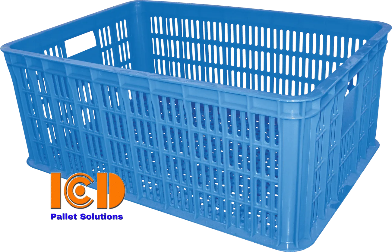 Thùng nhựa sóng hở ICD-HS014 KT 610x420x250 mm