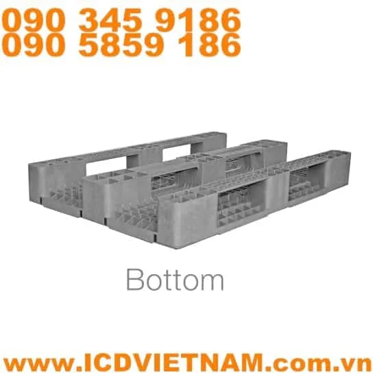 Warehouse Storage Pallet M1280S4 - 2A 1200x800x150 mm - product photo 4