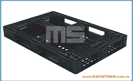 Pallet Nhựa Xuất Khẩu 1200x800x120 mm N4 - 1208SL