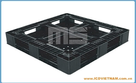 Pallet Nhựa Xuất Khẩu 1100x1100x150 mm N4 - 1111SL2