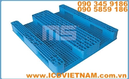 Warehouse Storage Pallet EN4-1311-2 MS Plastics 1300x1100x150 mm - product photo 2