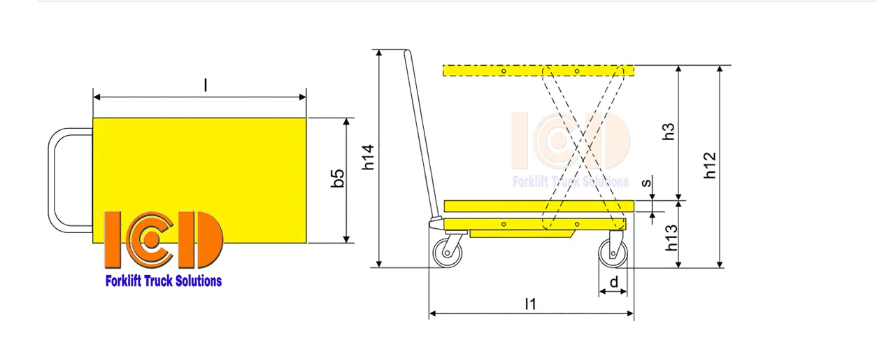 Electric Scissor Lift Table ICD SPS800 - product photo 5