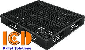 Pallet nhựa xuất khẩu 1200x1000x120mm màu đen