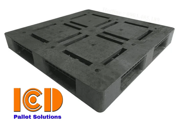 Pallet Nhựa Mặt Đá Cũ Giá Rẻ KT1100x1100x145mm
