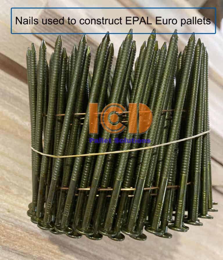 Cuộn đinh xoắn dùng để đóng pallet gỗ EPAL Euro