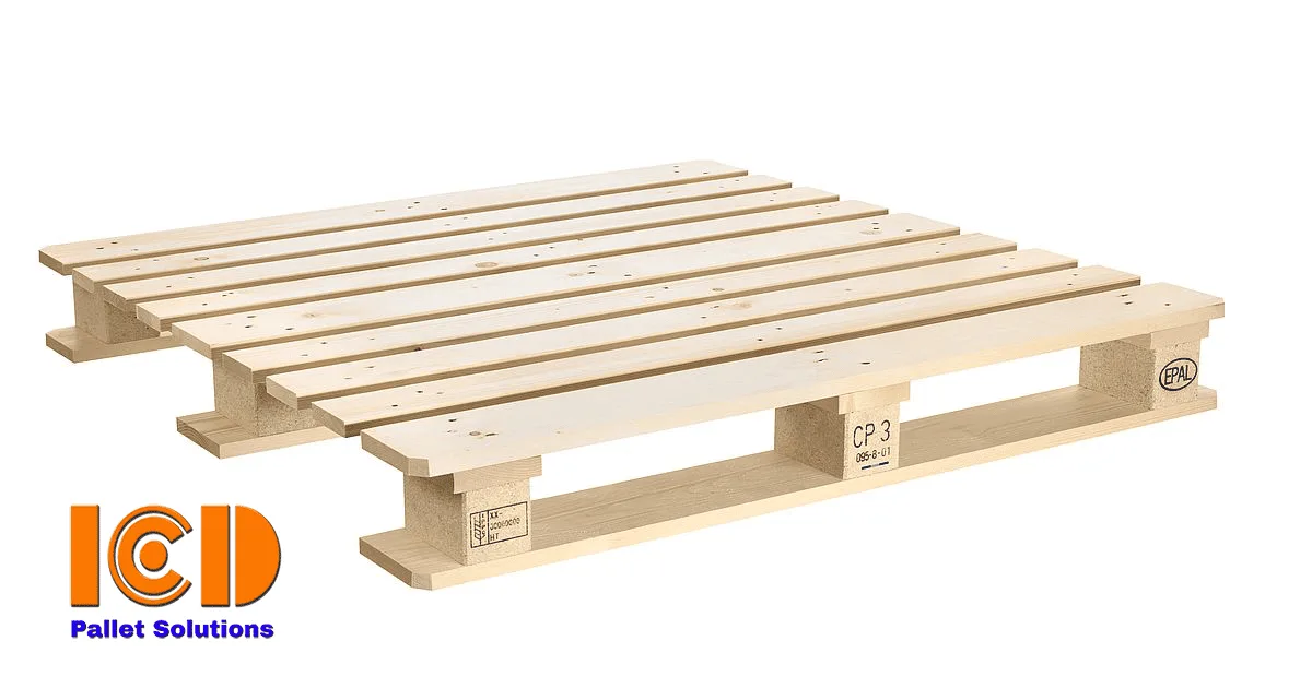 Pallet gỗ tiêu chuẩn EPAL CP3 KT1140x1140x138mm