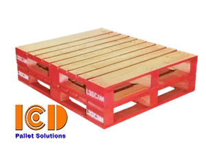 Pallet gỗ tiêu chuẩn Loscam Châu Á KT 1200x1000x156mm
