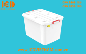Thùng nhựa đa năng vuông 120L - No.213