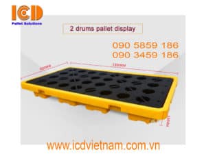 pallet nhựa chống tràn dầu PLNCTD - 1306615 - 1LK