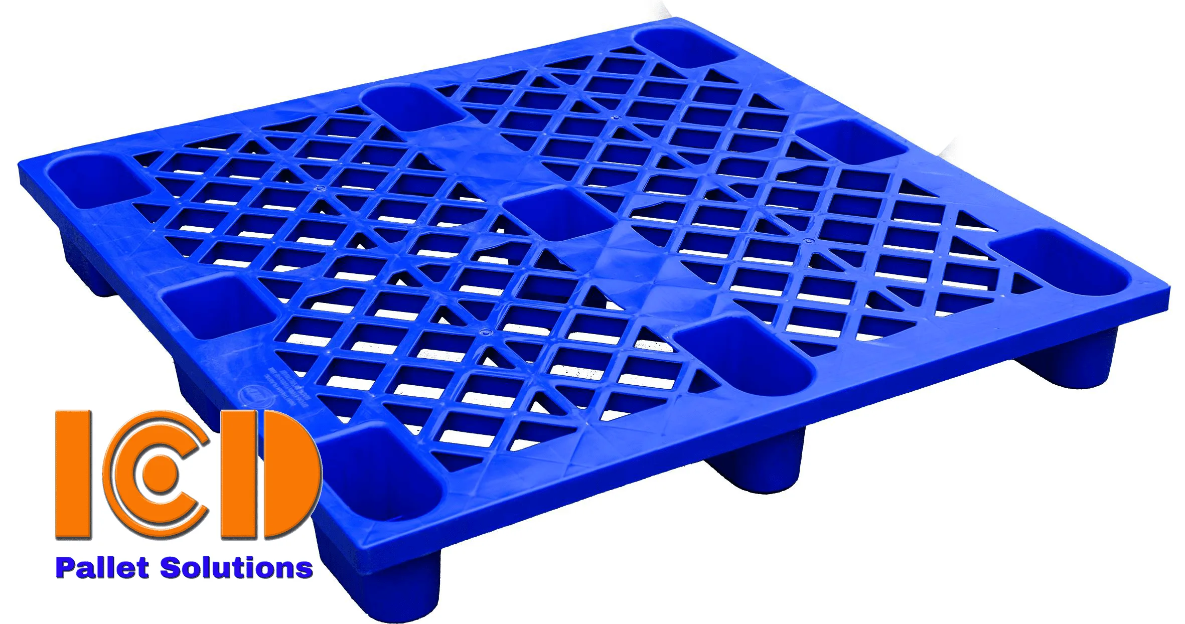 Pallet nhựa cốc ICD NP01-1 KT1200x1000x145mm xanh dương