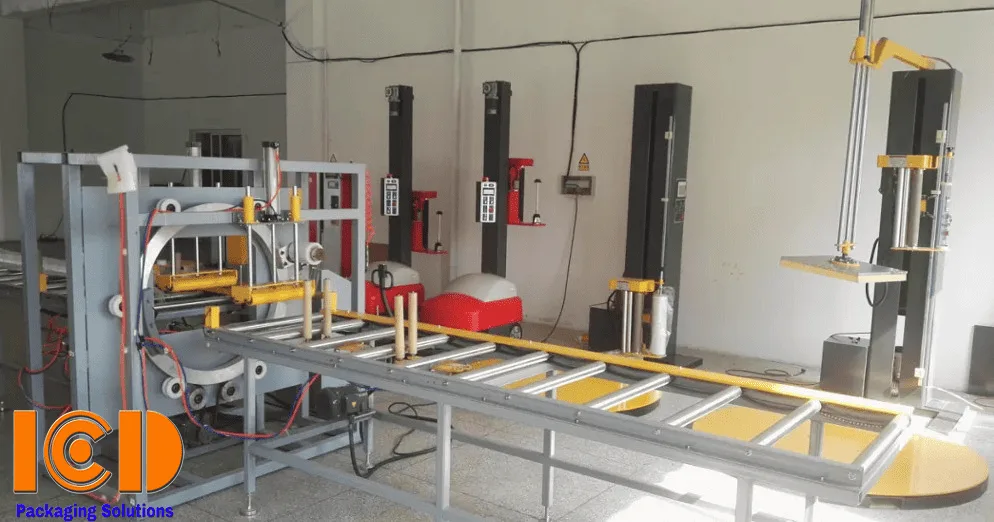 Horizontal Stretch Wrapping Machine ICD-SW-S800E - product photo 2