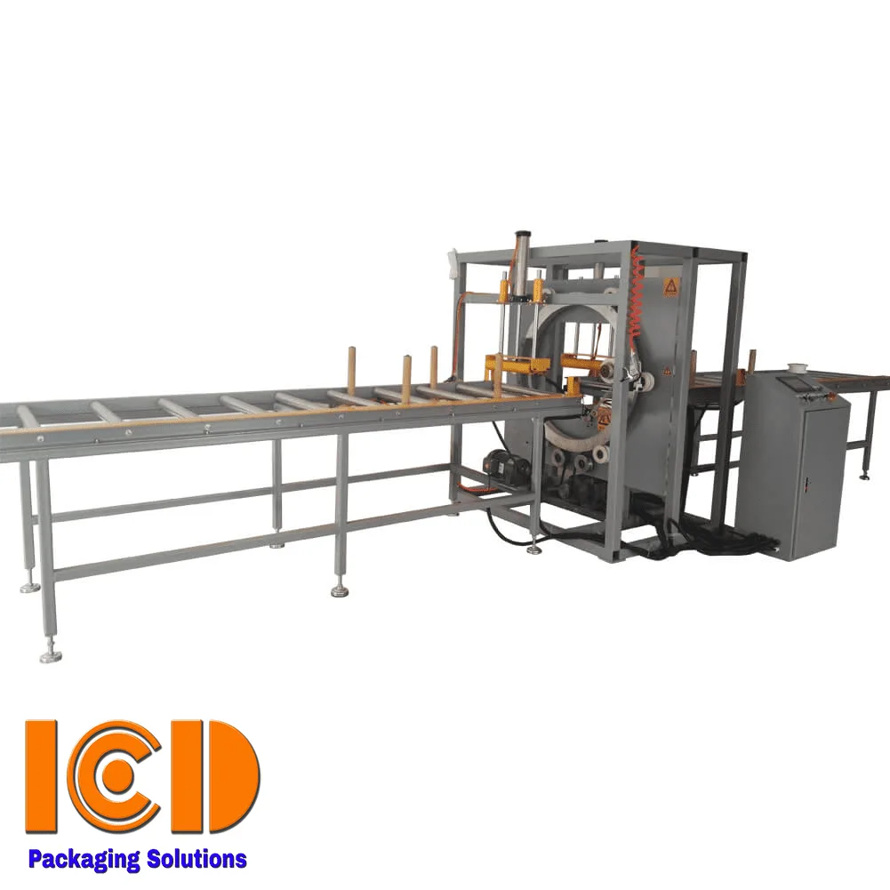 Máy quấn màng ICD S800E nằm ngang tự động đời mới