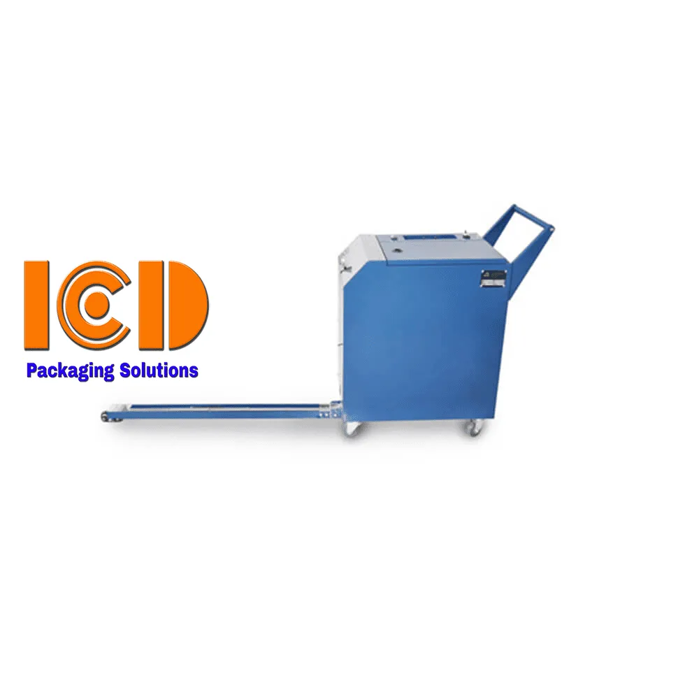 ICD DBA130A - Máy đóng đai pallet bán tự động