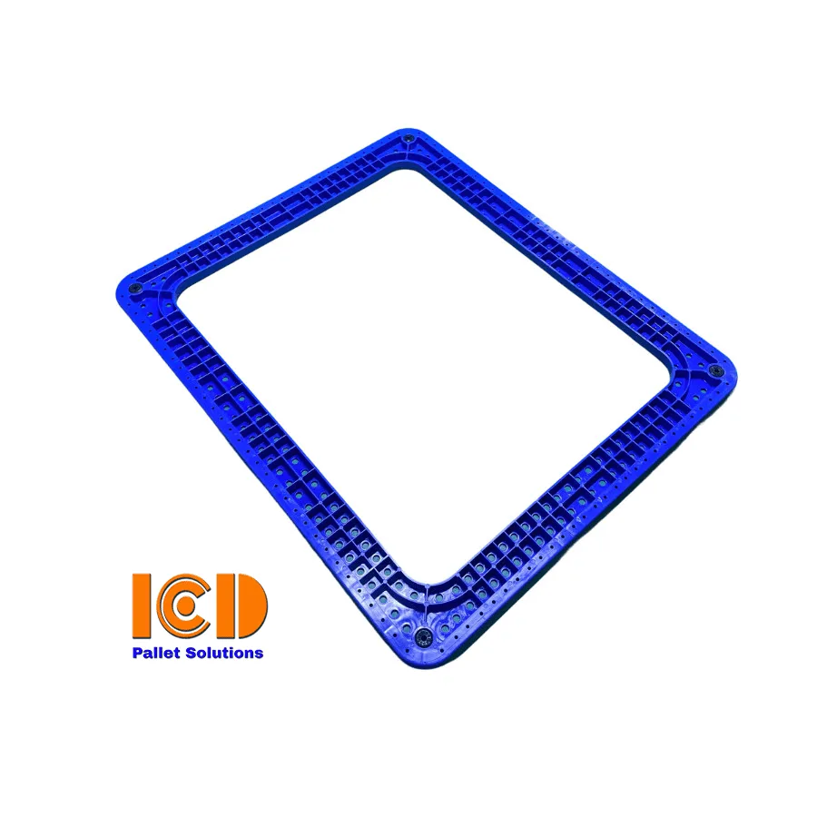 Pallet khung ràng ICD 1200x1000x30 mm màu xanh