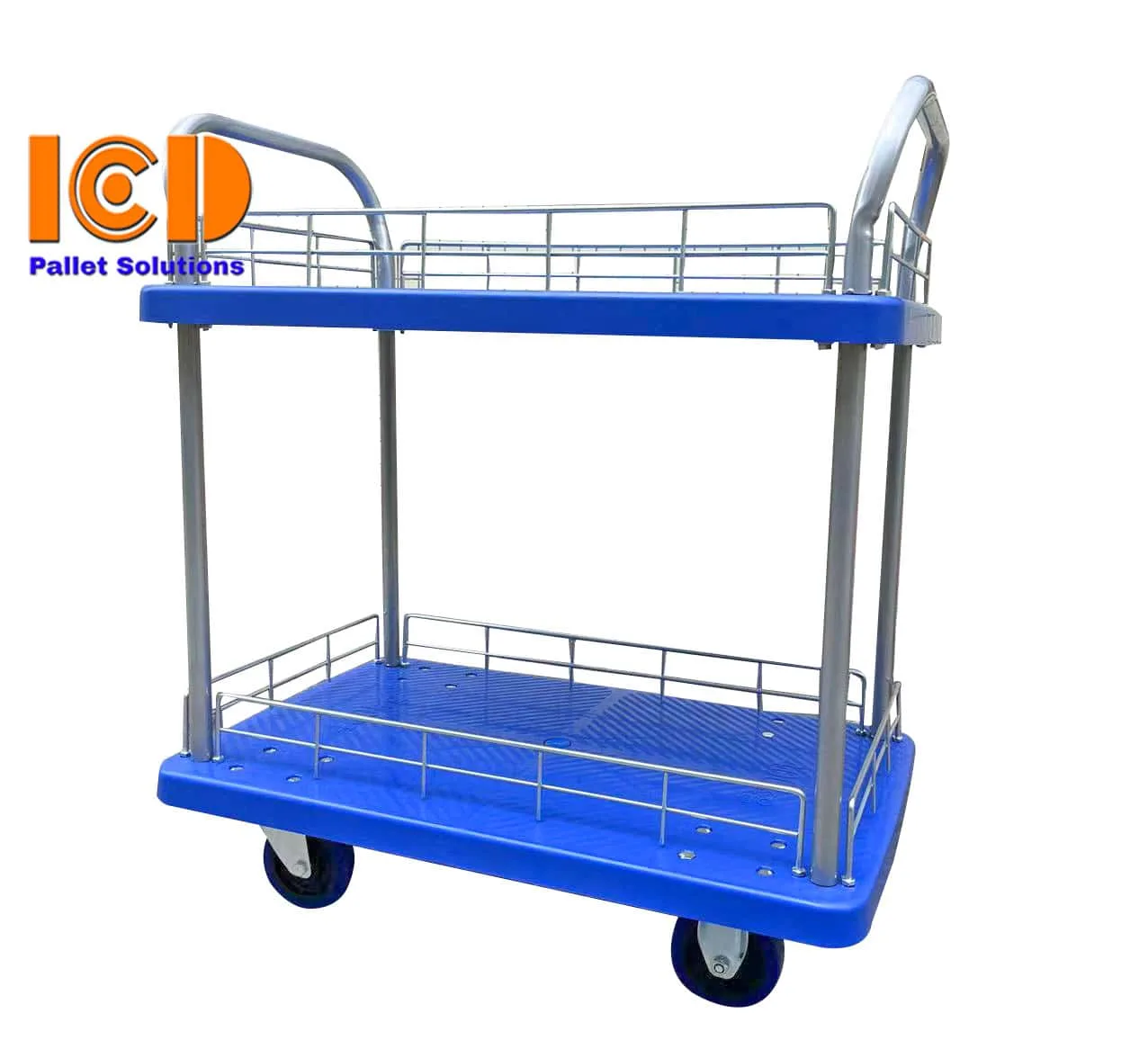 Xe đẩy hàng 2 tầng ICD tải trọng 150kg