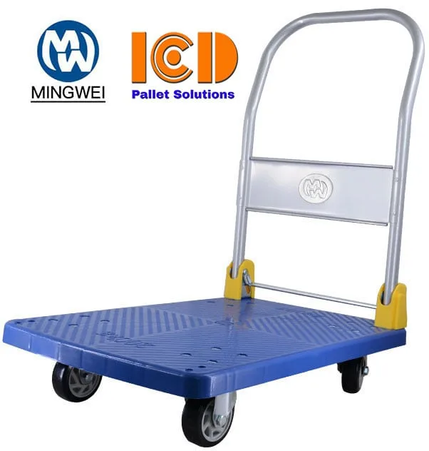 Xe đẩy hàng ICD sàn nhựa tải trọng 400kg