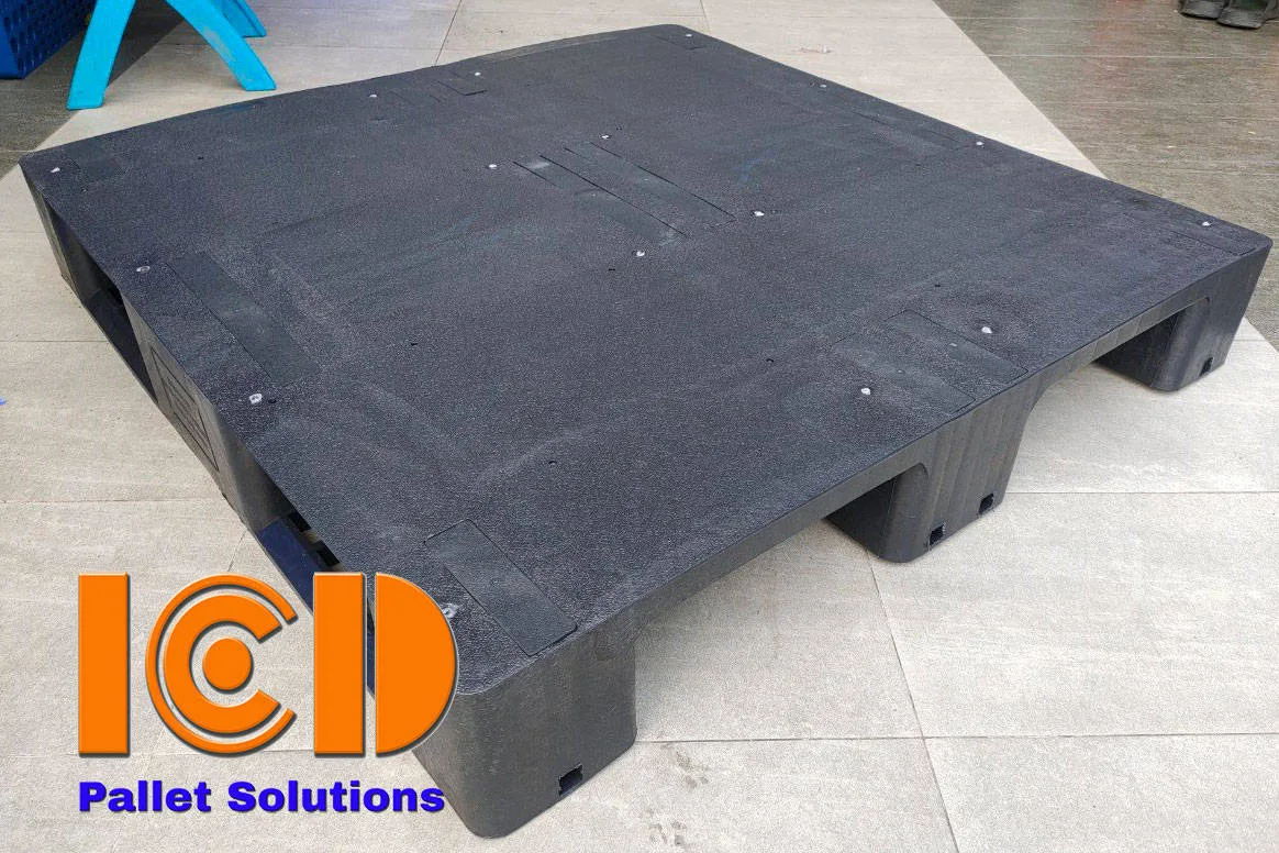 Pallet mặt kín ICD-EHS1111B3 KT1100x1100x165mm đen