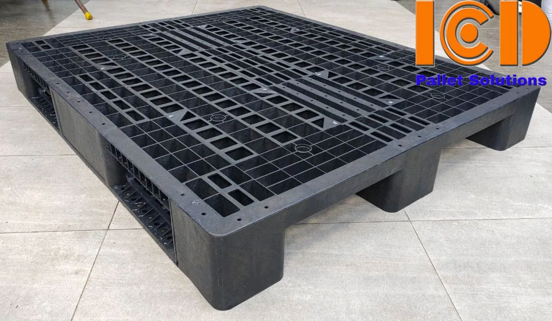 Pallet 3 Chân ICD-EHV1012B2 KT1000x1200x150mm đen