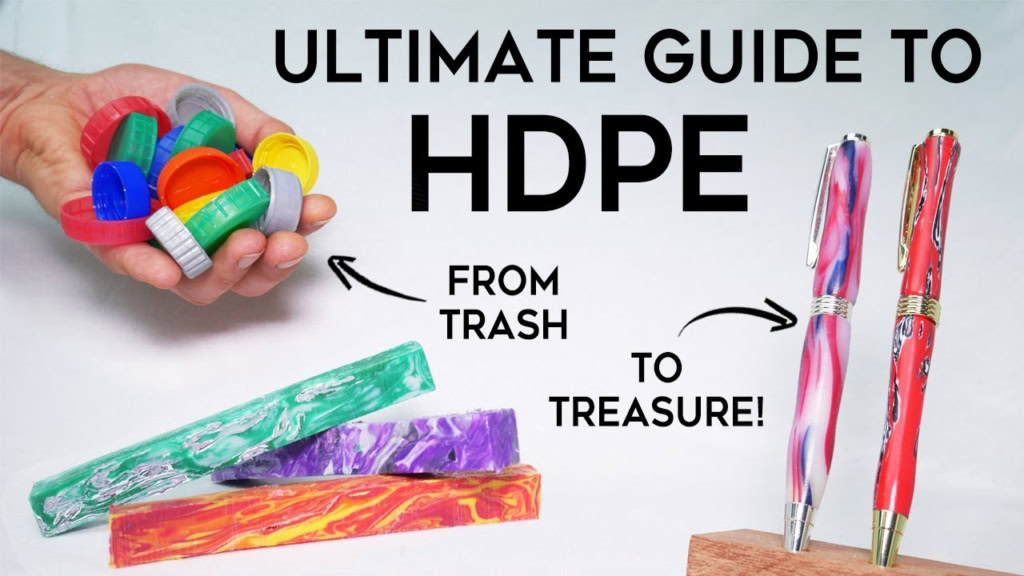 Nhiệt độ nóng chảy của nhựa HDPE không quá cao. HDPE là loại nhựa dễ tái chế
