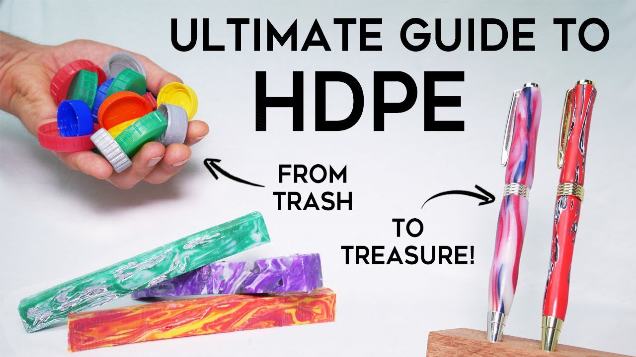 Nhiệt độ nóng chảy của nhựa HDPE không quá cao. HDPE là loại nhựa dễ tái chế