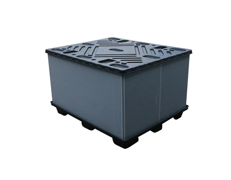 Pallet nhựa container ICD-1208-760 kích thước 1200x800x760 mm