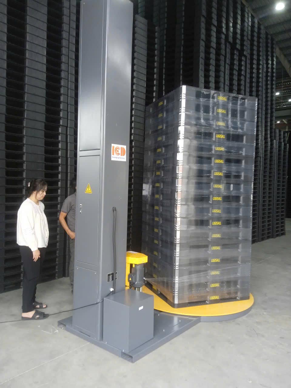 Hỗ trợ, tư vấn máy quấn màng Pallet tại Vũng tàu.
