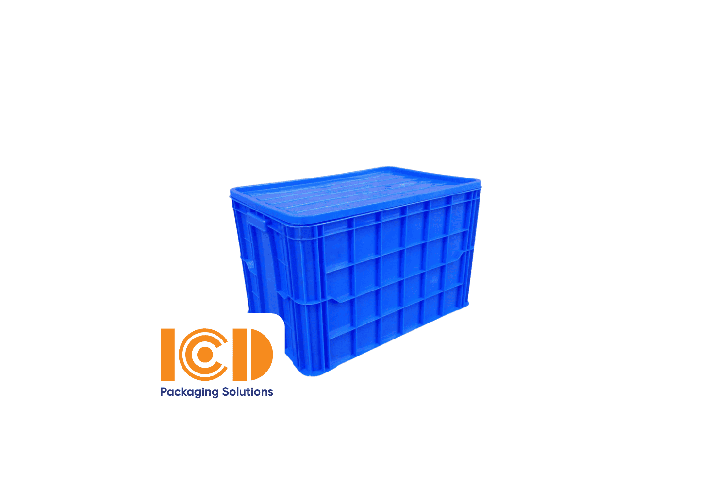 Thùng nhựa sóng bít ICD KT610x420x390mm kích thước 610x420x390 mm