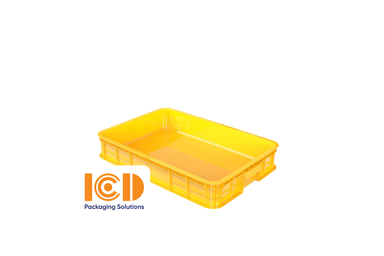 Thùng nhựa sóng bít ICD KT 610x420x100mm kích thước 610x420x100 mm