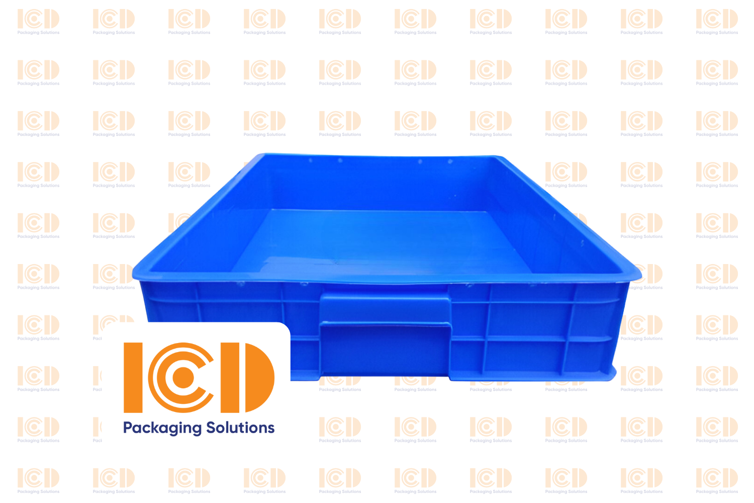 Thùng nhựa ICD KT 530x430x110mm kích thước 530x430x110 mm