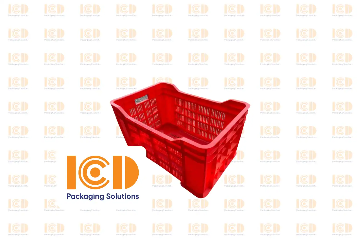 Open Mesh Plastic Crate ICD-SH-533529-NX 530x350x290 mm - product photo 3