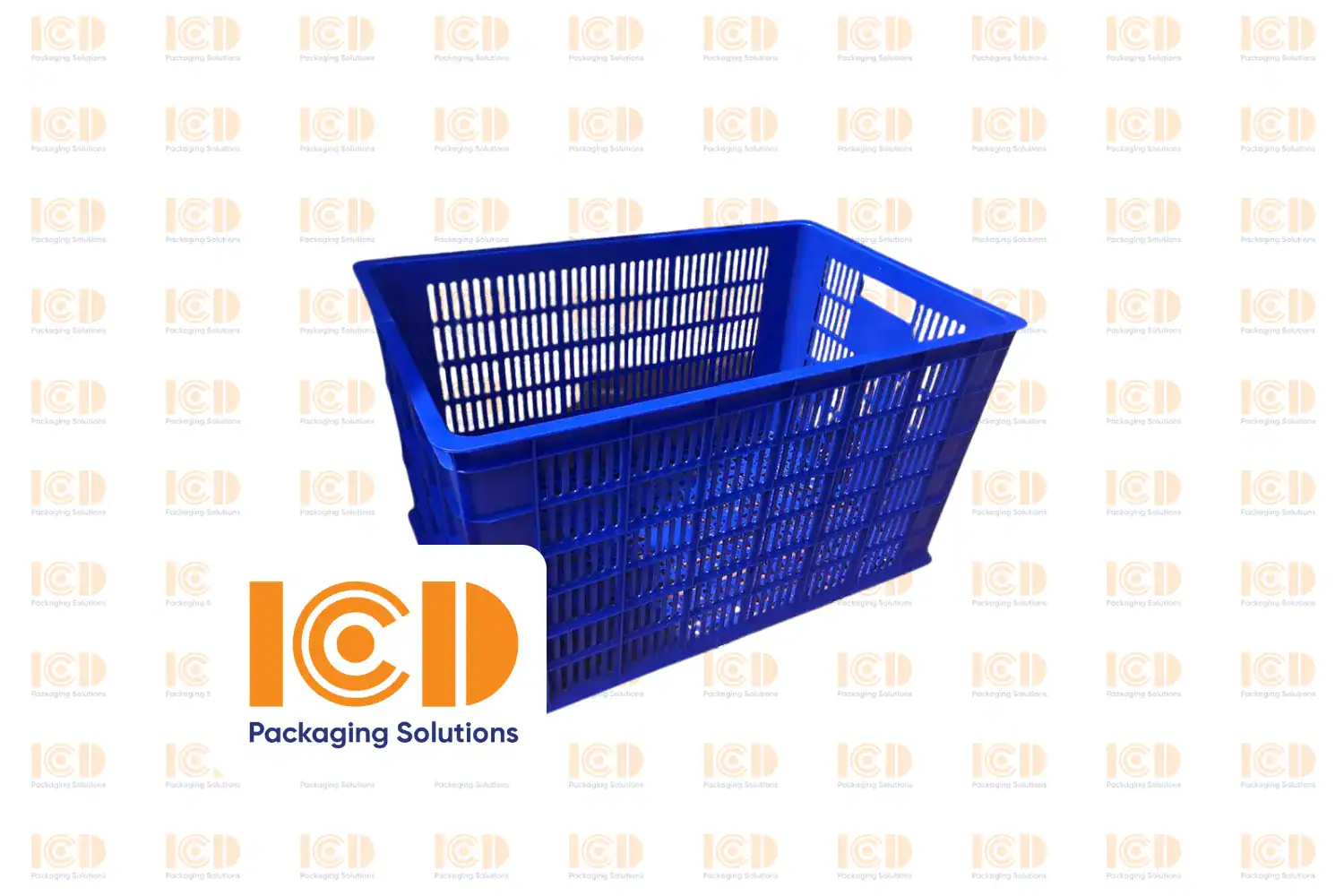 Rolling Plastic Basket ICD HS004-5B 780x500x430 mm - product photo 2