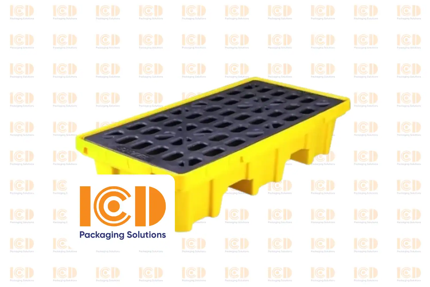 ICD Spill-Containment Pallet 2-Drum 1300x660x300mm - product photo 2