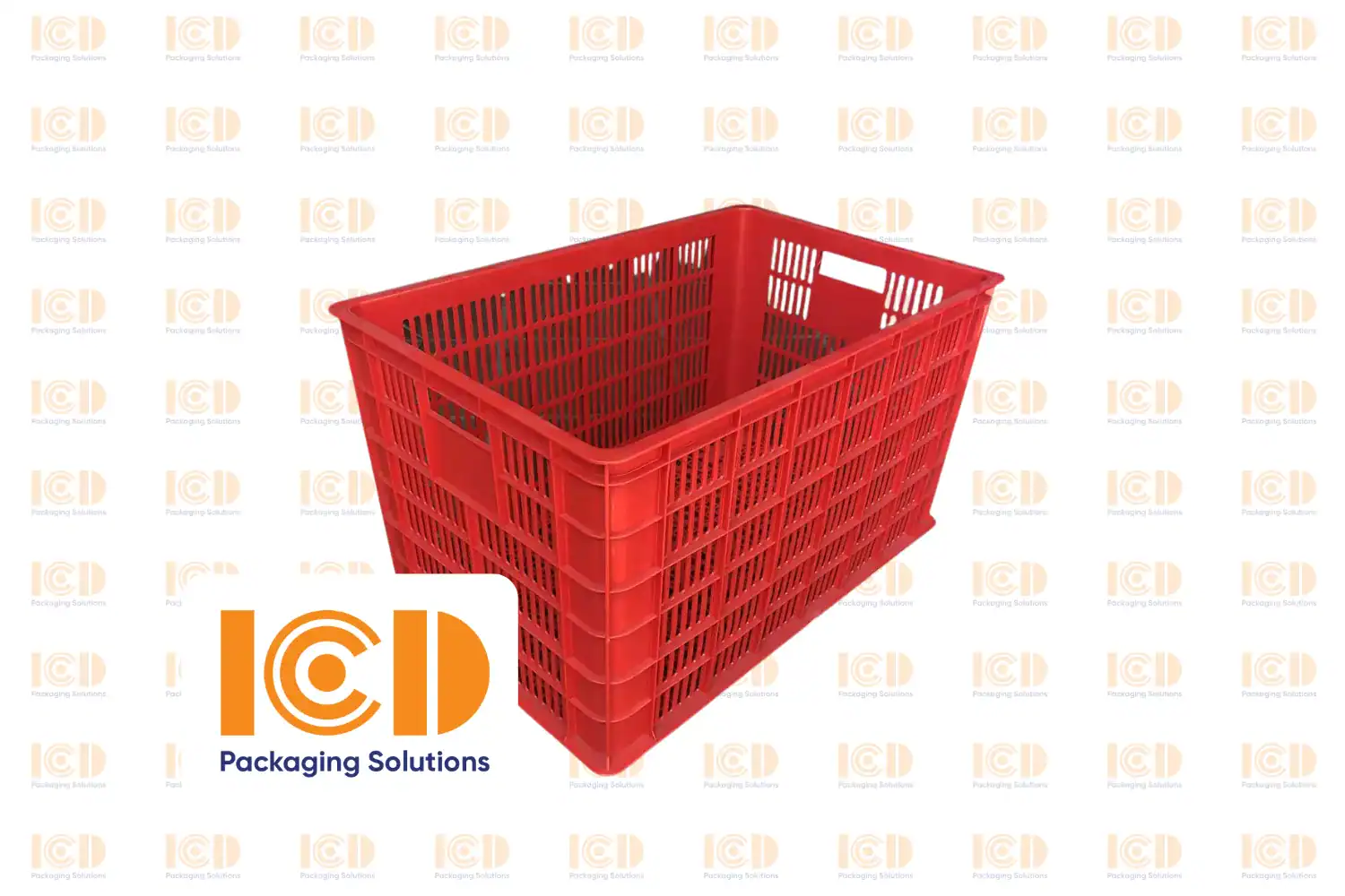 Rolling Plastic Basket ICD HS004-5B 780x500x430 mm - product photo 3