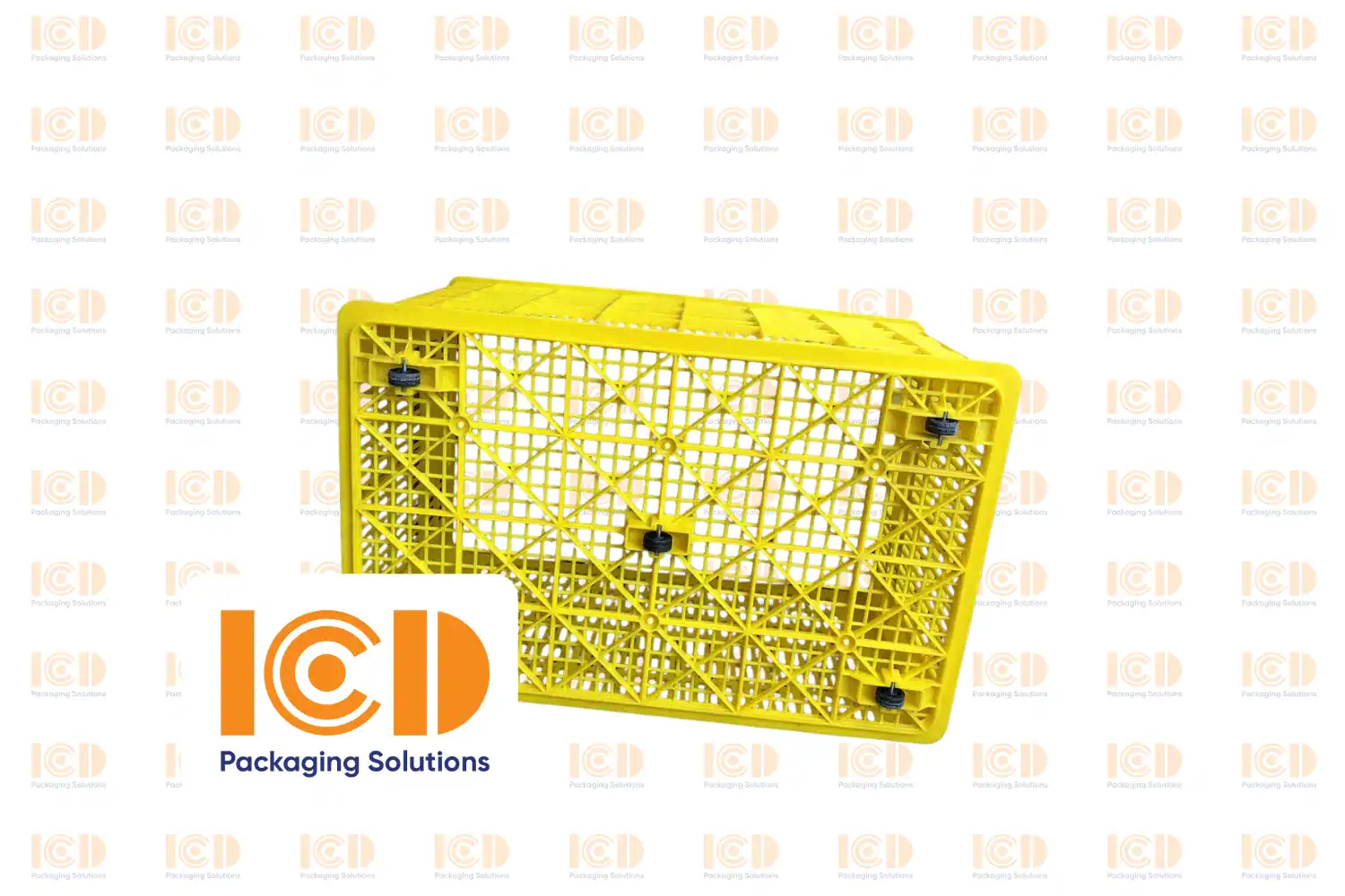 Rolling Plastic Basket ICD HS004-5B 780x500x430 mm - product photo 4