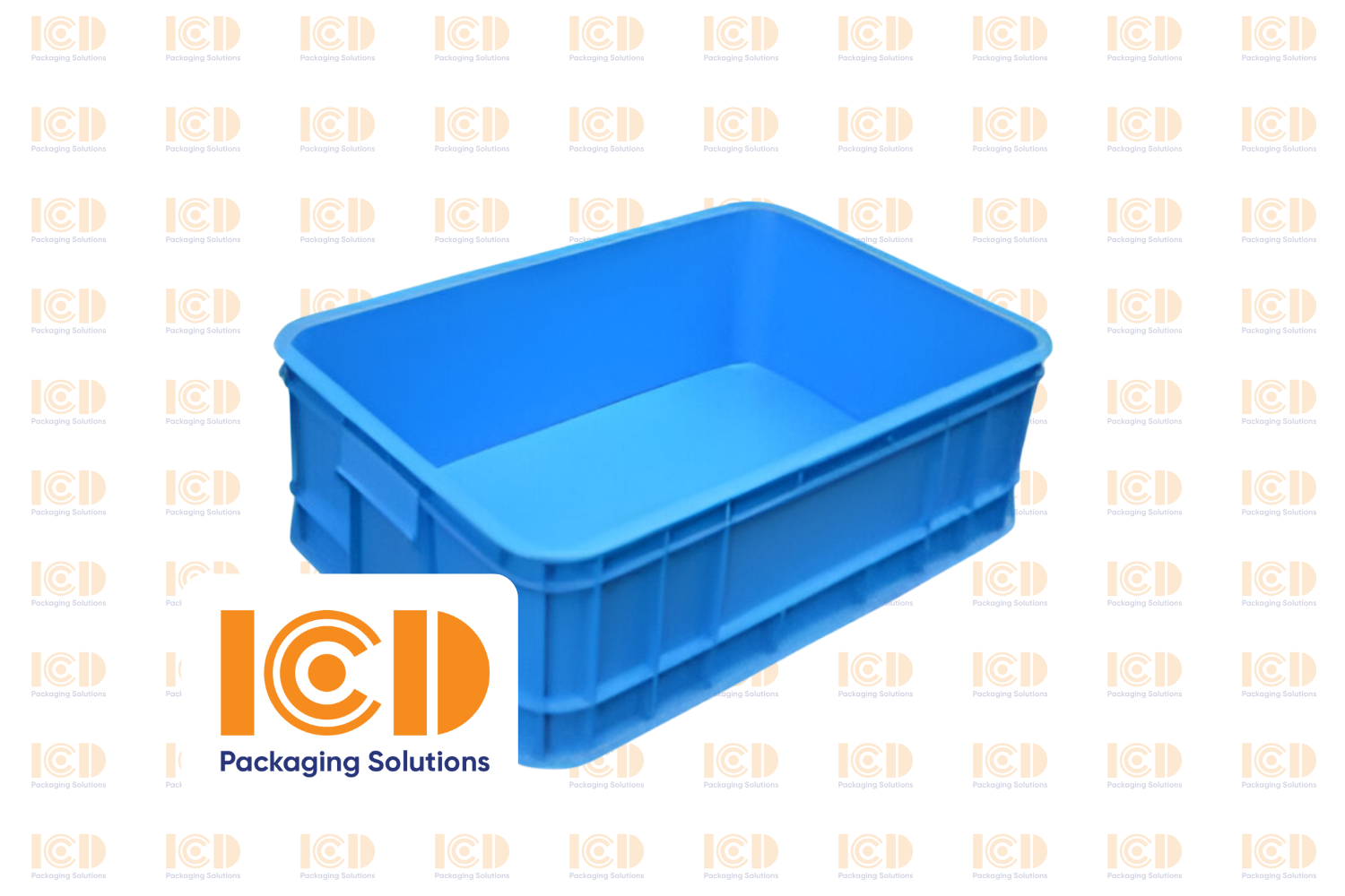Thùng nhựa ICD B1 KT630x420x200mm kích thước 630x420x200 mm