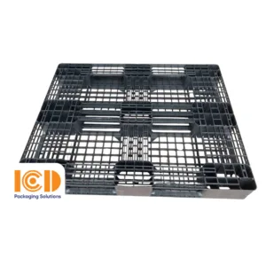 Pallet nhựa xuất khẩu 1200x1000x120 mm màu đen