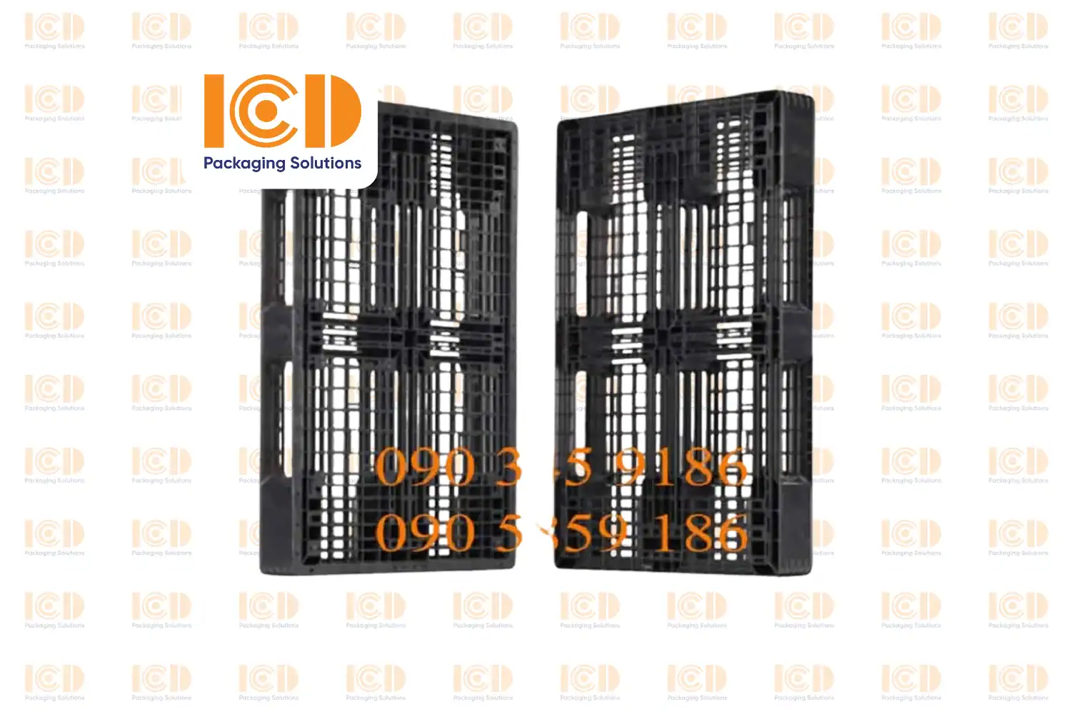 Export Plastic Pallet N4-1208SL 1200x800x120 mm - product photo 2