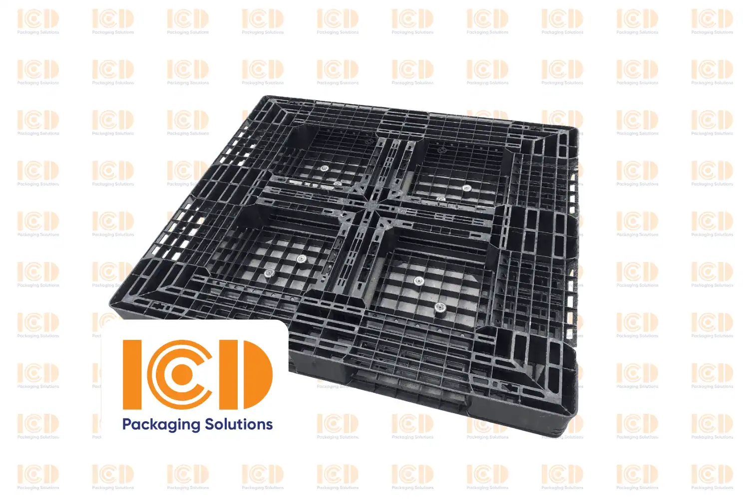 Used Plastic Pallet ICD-PNC-130110150-D 1300x1100x150 mm - product photo 3