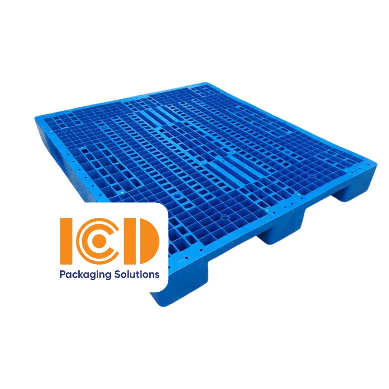 Pallet nhựa ICD 3 chân tải trọng cao KT1200x1400x150mm
