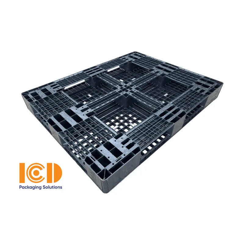Pallet nhựa kê kho 1400 x 1100 x 150 mm, mới, mã ICD-H1411R42L