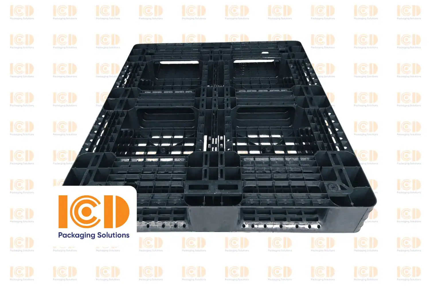 Used Plastic Pallet ICD-PL-121015-BK 1200x1000x150 mm - product photo 3