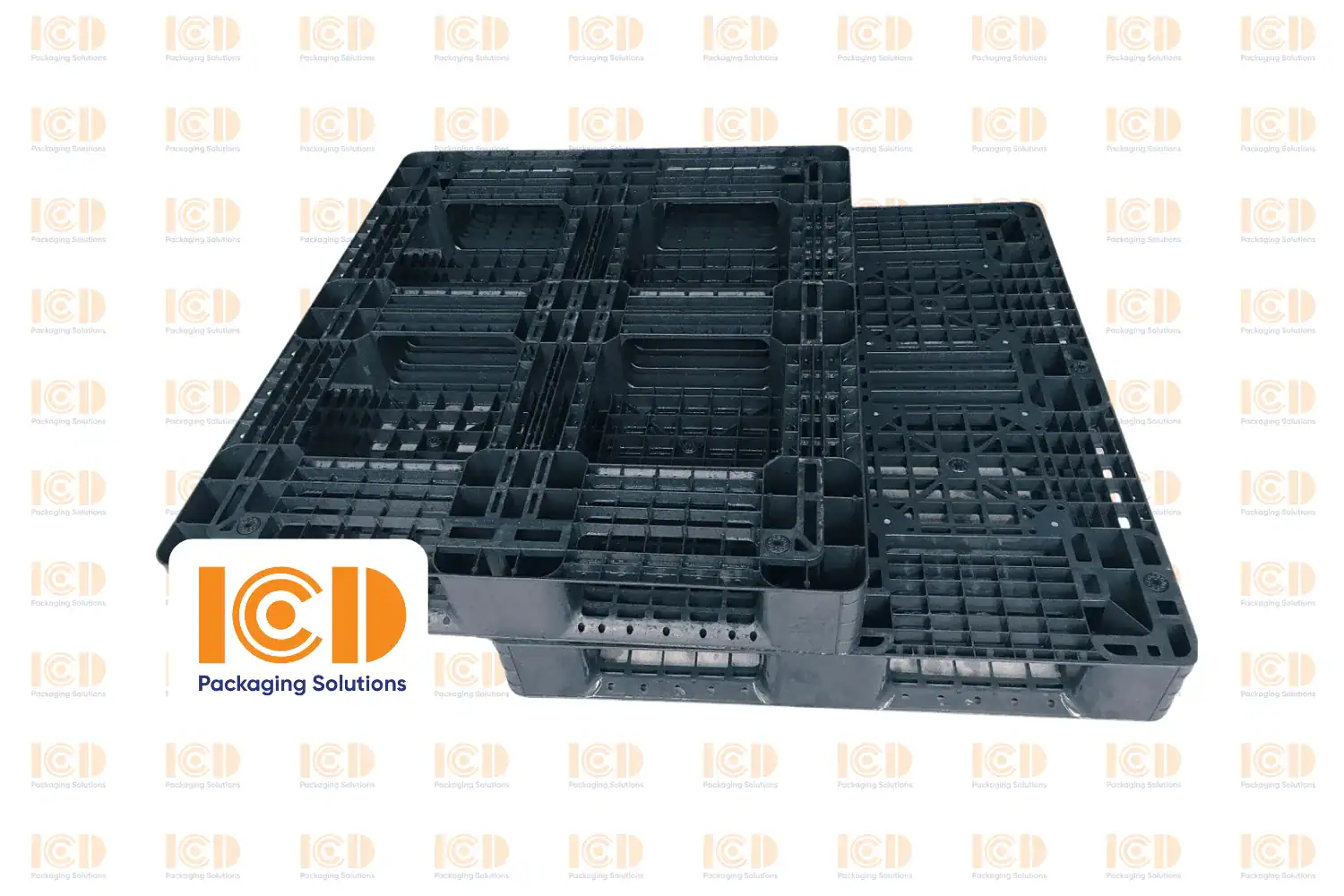 Used Plastic Pallet ICD-PL-121015-BK 1200x1000x150 mm - product photo 5